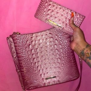 AUTHENTIC Brahmin shoulder bag AND wallet